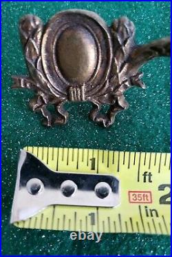 10 Very Nice Antique Solid Cast Brass Drawer Pulls 3 Inch Ctr. To Ctr. (n52)