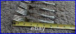 163 Grams STERLING SILVER Antique GORHAM FORKS Lot Of 4 as shown. Very NICE