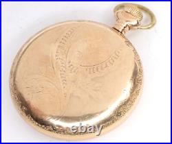 18 Size Pocket Watch Case Gold Filled 50 grams Very Nice MF191