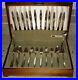 1847 Rogers Bros. GARLAND Flatware Set for 12 with Chest Very Nice No Monograms