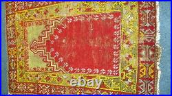 1880-1890 antique turkish prayer rug very nice colors ++++++++++