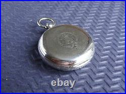1881 Very Nice Silver Gents Fusee Pocket Watch. D Mitchell Biggar. Antique