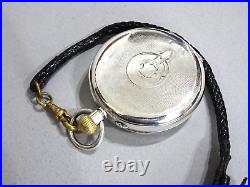 1907 Very Nice Gents Silver Pocket Watch. H SAMUEL. Checked & Working Antique