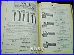 1927 Yale Hdw Lock Catalog, Hb, 234 Pgs, Heavily Illustrated, Very Nice (19648)