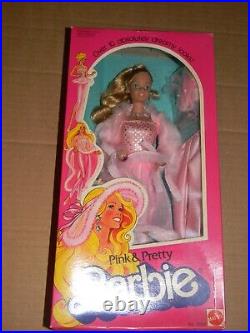 1981 Vintage PINK & PRETTY Barbie Doll #3554 NRFB Very Nice MIB