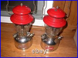 2 Vintage Coleman 200 Lanterns very nice