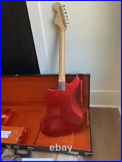 2012 Fender Jaguar 65 AVRI American Vintage Candle Apple Red Very Nice WithHSC