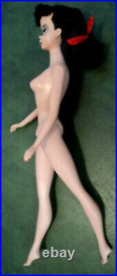 #4 Vintage Brunette Barbie Pony Tail Very Nice Doll 1960's