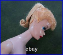 #5 Blonde Barbie Pony Tail Redone Very Nice 1960's Vintage