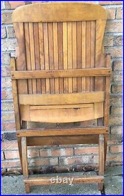 6 Very Nice Vintage Heywood Wakefield Folding Slatted Wood Chairs