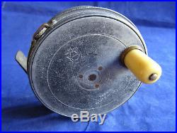A Very Nice Early Vintage C. Farlow 3 Piece 3 5/8 Trout Fly Reel