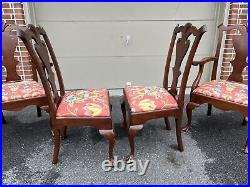 A Very Nice Set of 4 Mahogany Centennial Chippendale Style Chairs, Circa 1880's