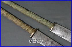 A very nice pair of Vietnamese truong dao sabres 19th century early 20th