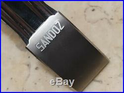 A very nice vintage sandoz squared automatic men wrist watch blue dial