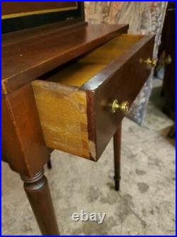 ANTIQUE CAMPAIGN DESK SMALL FOLD DOW DESK With ONE DRAWER VERY NICE