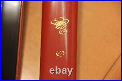 ANTIQUE Chopsticks hand painted From Japan with slide box RARE VERY NICE