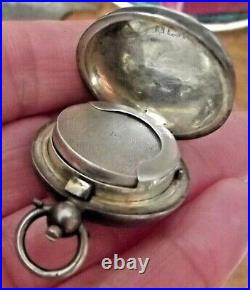 ANTIQUE -Sterling Silver Sovereign Case / Holder / with Hallmarks / very nice