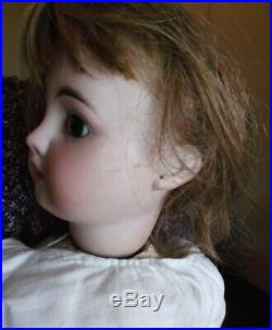 Adorable Fleischmann bisque antique French doll, complete, very nice eyes