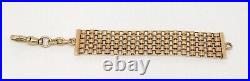 Antique 14 K Gold Watch Chain Fob Fancy Link Very Nice! 16.2 Grams