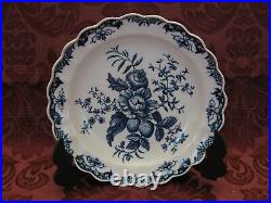 Antique 1700s Worcester Dr. Wall Pine Cone China 7-3/4 Bowl Very Nice