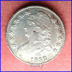 Antique 1832 BUST HALF DOLLAR Silver US Coin VERY NICE