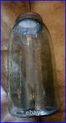Antique 1858 The Marion Jar With LID Rare Very Nice Collectors Item