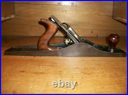 Antique 1910 Stanley No. 6c Corrugated Bottom Smoothing Plane Very Nice