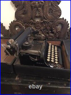 Antique 1920s Corona Typewriter Mod 3 in Case VERY NICE Key West FL Writer