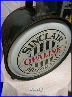Antique 1920s Sinclair Rocker 5 Gallon Oil Can. Very Nice