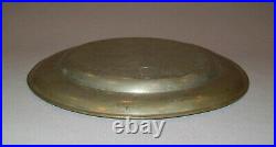 Antique 19th C 1800s Pewter Plate 9.25 Dia Dated 1806 Marked German Very Nice