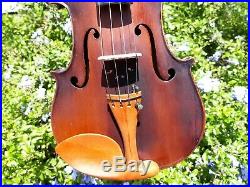 Antique 4/4 Violin Late 1890's Amati Model Very Nice Tone
