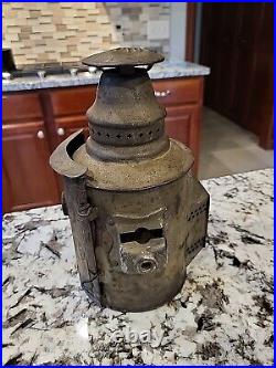 Antique ADLAKE Lantern Lamp Light (SEE PICTURES). VERY NICE PIECE OF HISTORY