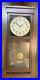 Antique BIG New Haven Sauers Store Regulator Wall Clock #3043 42 Very Nice