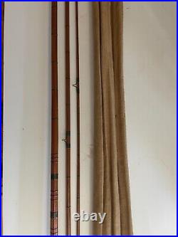 Antique Bamboo Fly Rod 8' 6 CUSTOM MADE Unmarked European VERY NICE