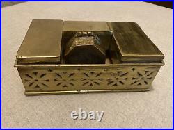 Antique Bronze Betel Box, very nice Patina from Indonesia or Philippines, Unique