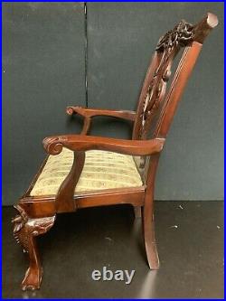 Antique CHIPPENDALE STYLE CHAIR SALESMAN SAMPLE CHILD SIZE 20 Tall Very Nice