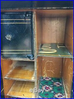 Antique Cast Iron Combination Safe. A very nice 20th Century Safe by Vulcan