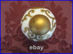 Antique Charles Field Haviland Porcelain Gold Decorated Perfume Bottle-Very Nice