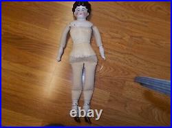 Antique China Head Doll Cloth Body, Wearing Corset LARGE 21 VERY NICE