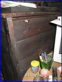 Antique Collectible 1873 20 Drawer Type Cabinet Very Old Very Nice