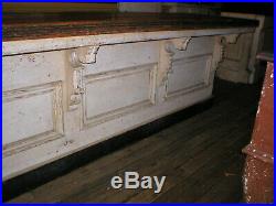 Antique Country General Store Counter 12' 3 Lg. 30 Deep, Very Nice Fancy