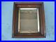 Antique Deep Walnut Shadow Box Picture Frame Very Nice