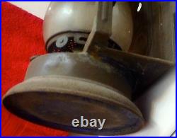 Antique Dietz Buckeye Dash Lamp hurricane Lantern Lens & Globe VERY NICE VINTAGE