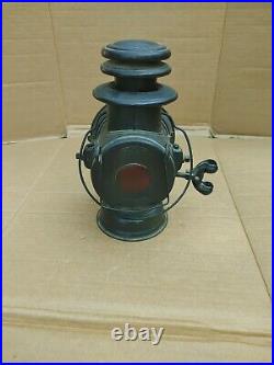 Antique Dietz Union Kerosene Driving Lamp Made in New York USA Very Nice