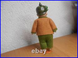 Antique Dolls Germany very nice doll with clothes goggly Hunter 1910- miniatur
