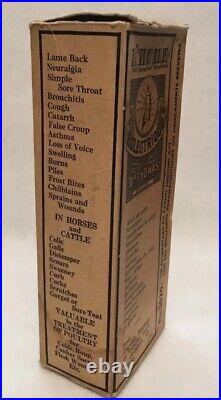Antique Dr. Thomas Eclectric Oil Medicine Bottle With Box Rare Very Nice
