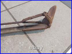 Antique F. E. Kohler Co. Post Hole Digger 5 Ft. 1800's Canton, OH, Very Nice