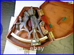 Antique G. A. Berry & Son # 10 Sextant And Case Appraised At $1400 Very Nice