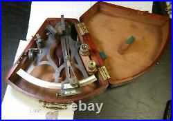 Antique G. A. Berry & Son # 10 Sextant And Case Appraised At $1400 Very Nice