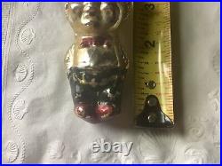 Antique German Blown Glass Christmas Ornament Early Smitty very nice